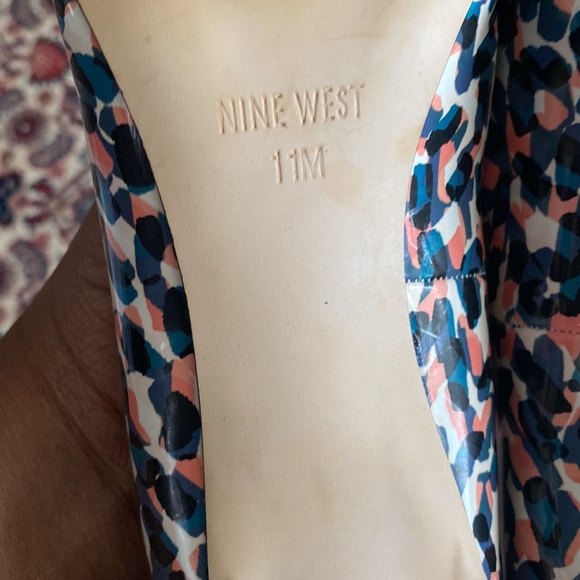 Nine West Multi Color Heels-Size 11 - Picture 6 of 7